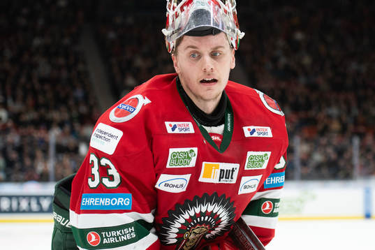 Frölundas målvakt Johan Mattsson