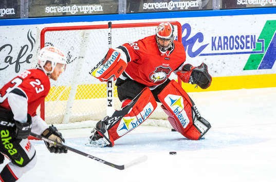 Malmö Redhawks målvakt Oscar Alsenfelt