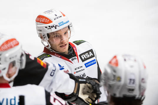 Malmö Redhawks Johan Olofsson jublar