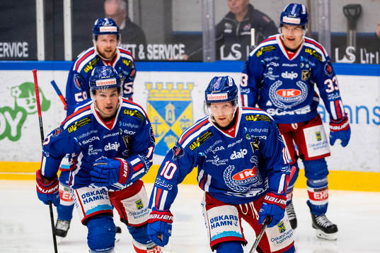 Oskarshamns Nicklas Heinerö jublar