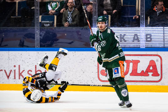 Skellefteås Filip Berglund och Färjestads Linus Johansson