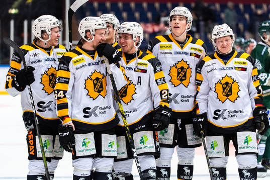 Skellefteås spelare jublar