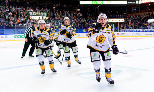 Skellefteås Patrik Norén jublar