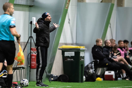 Helsingborgs tränare Olof Mellberg