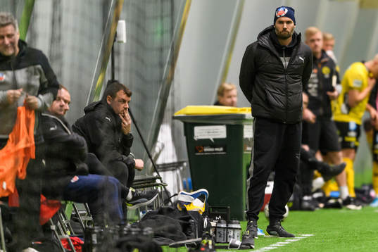 Helsingborgs tränare Olof Mellberg