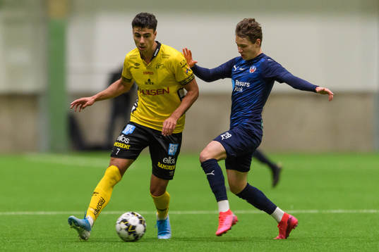 Elfsborgs Deniz Hümmet och Helsingborgs Alex Timossi