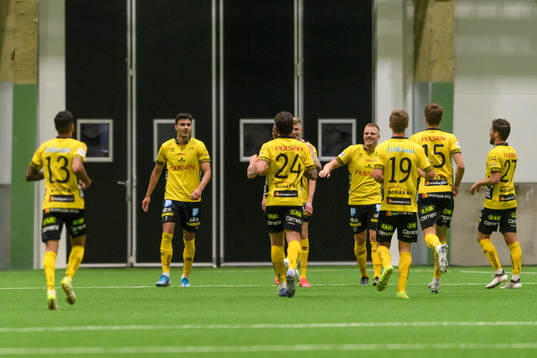 Elfsborgs spelare jublar
