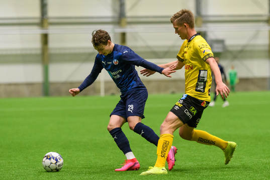Helsingborgs Alex Timossi och Elfsborgs Tim Stålheden