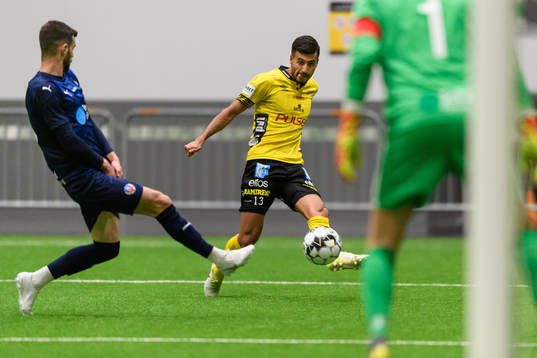Elfsborgs Rami Kaib och Helsingborgs Egzon Bejtulai