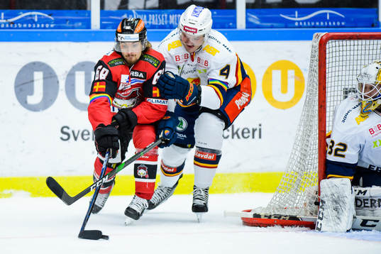 Malmö Redhawks Adam Brodecki och Djurgårdens Marcus