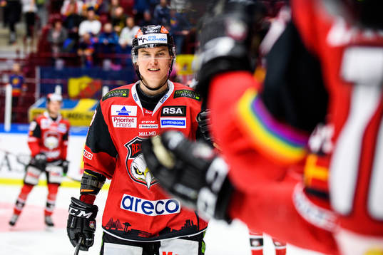 Malmö Redhawks Fredrik Händemark jublar