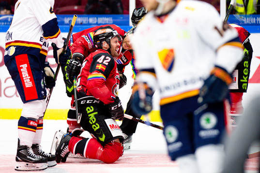 Malmö Redhawks Niklas Arell har ont