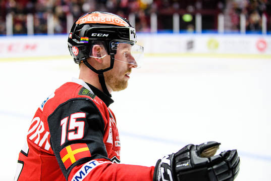 Malmö Redhawks Axel Wemmenborn jublar