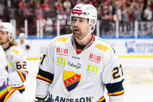 Djurgårdens Patrik Berglund deppar