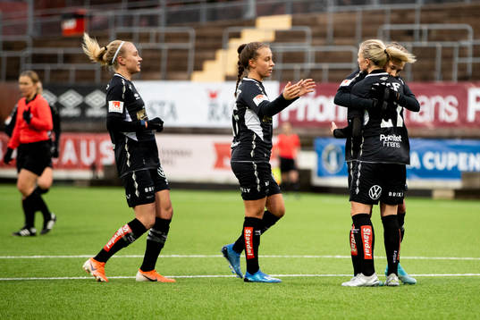 Göteborgs Rebecka Blomqvist, Filippa Angeldal och Julia