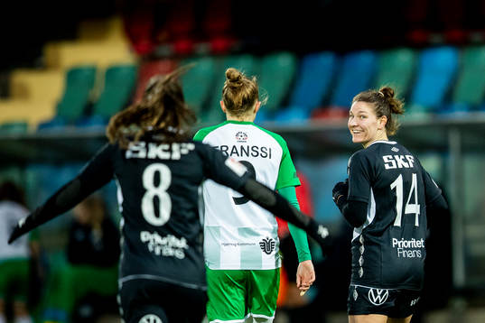 Göteborgs Natalia Kuikka jublar