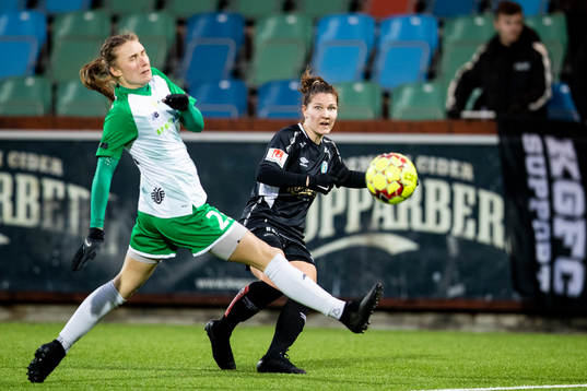 Göteborgs Natalia Kuikka mot Fortuna Hjørrings Ida