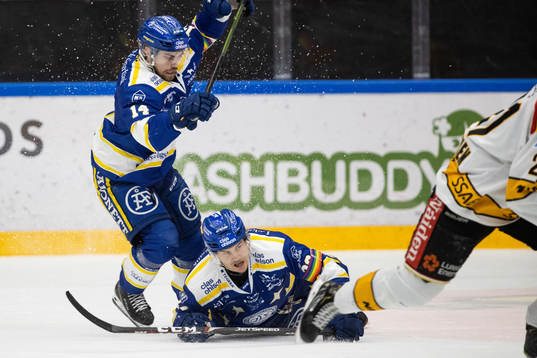 Leksands Oskar Lang och Sebastian Wännström