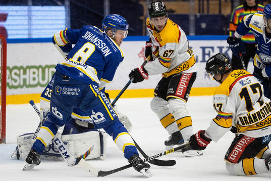 Leksands Filip Johansson och Luleås Konstantin Komarek och