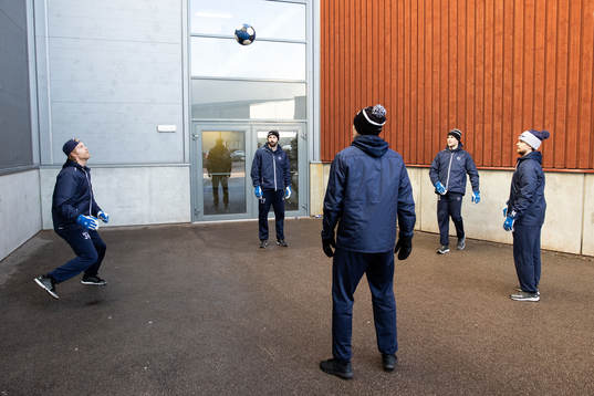 Leksands Philip Samuelsson och Marek Hrivik och Oskar Lang