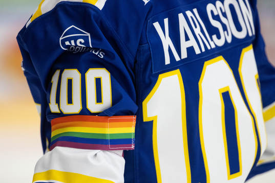 Leksands Martin Karlsson pride armbildel innan