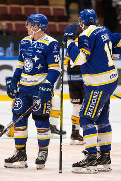 Leksands Patrik Zackrisson och Jon Knuts innan