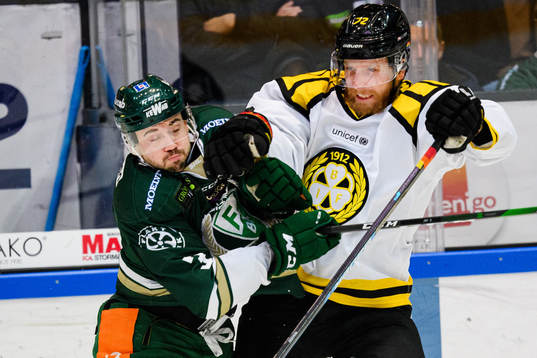 Färjestads Jens Westin och Brynäs Joachim Rohdin