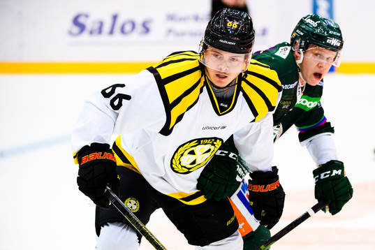 Brynäs Alexander Lindelöf och Färjestads Daniel Viksten