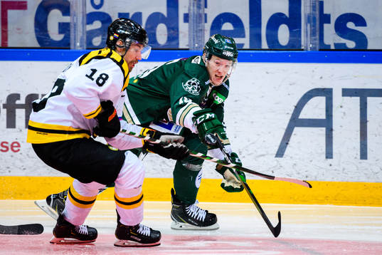 Brynäs Anton Rödin och Färjestads Gustav Rydahl