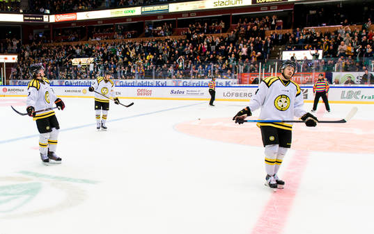 Brynäs spelare deppar