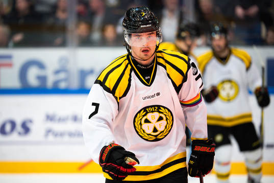 Brynäs Marcus Björk jublar