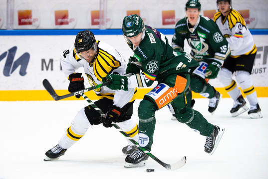 Brynäs Anton Rödin och Färjestads Carl Jakobsson