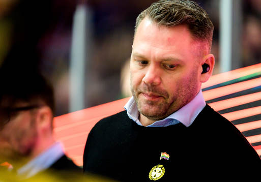 Brynäs assisterande tränare Mikael Holmqvist