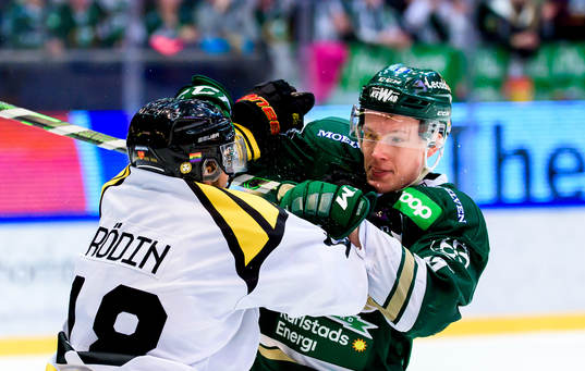 Brynäs Anton Rödin och Färjestads Gustav Rydahl