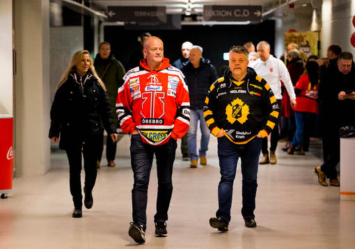 Örebros och Skellefteås supportrar