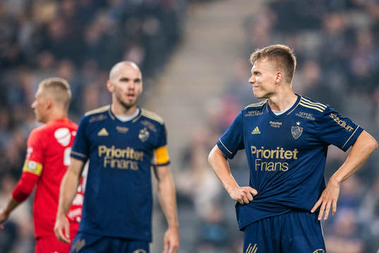 Djurgårdens Elliot Käck deppar