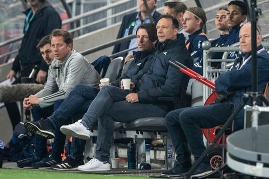 Djurgårdens Djurgårdens tränare Thomas Lagerlöf och
