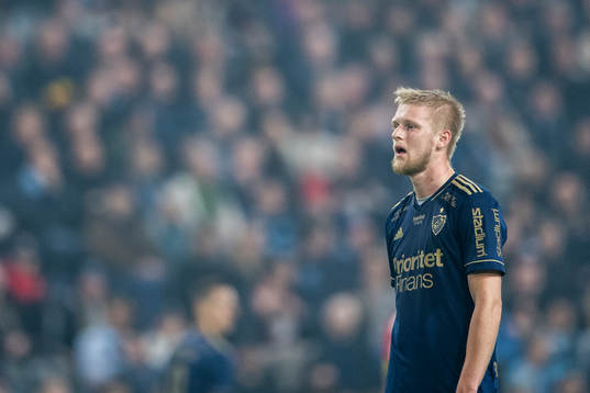 Djurgårdens Kalle Holmberg deppar