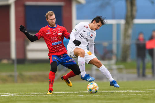 Örgrytes Kevin Ackermann och Tvååkers Per Karlsson