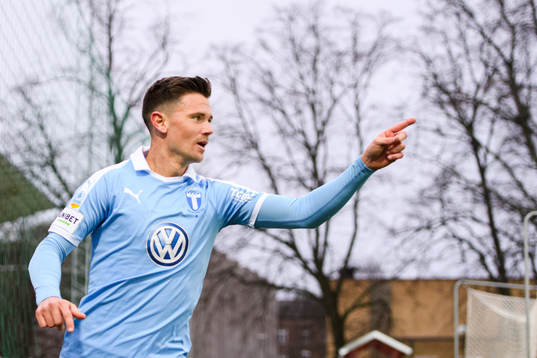 Malmö FFs Marcus Antonsson jublar