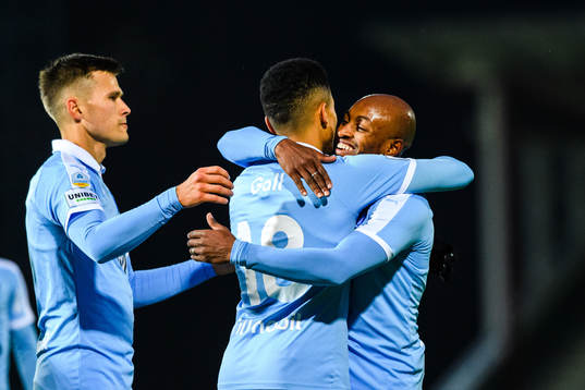 Malmö FFs Romain Gall, Romain Gall och Fouad Bachirou