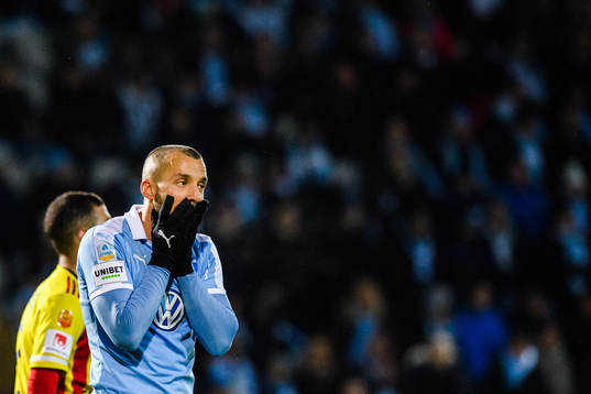 Malmö FFs Guillermo Molins deppar