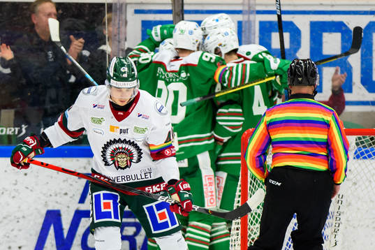 Frölundas Joel Mustonen deppar