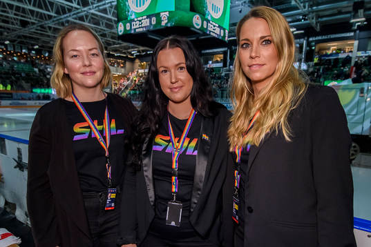 Johanna Alba, Veronica Eckertoch, Camilla Bernving från SHL