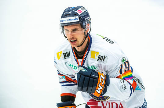 Växjös Casey Bailey jublar