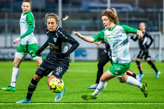 Göteborgs Filippa Angeldal mot Fortuna Hjørrings Caroline