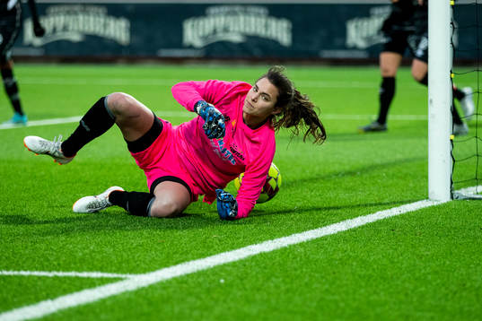 Fortuna Hjørrings målvakt Kelsey Daugherty