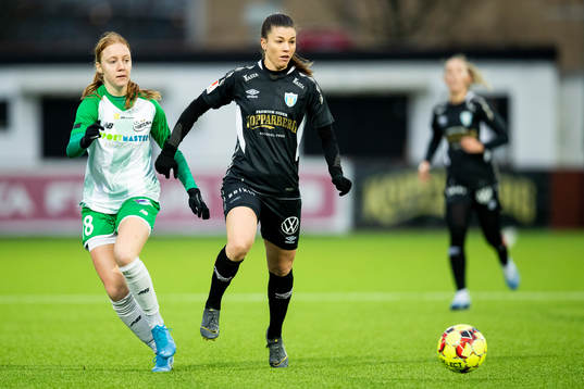 Göteborgs Pauline Hammarlund mot Fortuna Hjørrings Sara