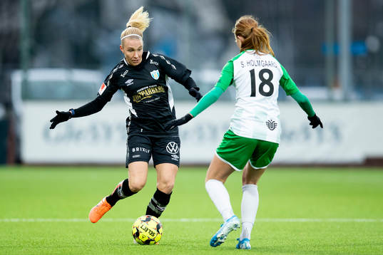 Göteborgs Emma Koivisto mot Fortuna Hjørrings Sara