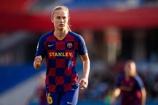 Caroline Graham Hansen of Barcelona